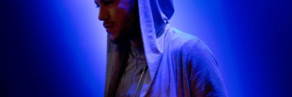guy wearing a hoodie