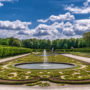 modern garden landscape