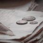 papers and coins