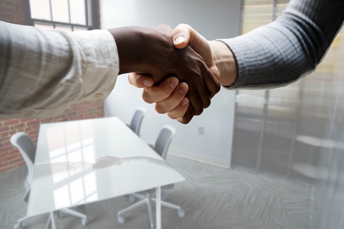 shaking hands